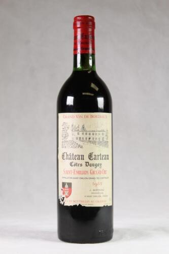(1) 1982 Chateau Carteau Cotes Dougay, St Emilion