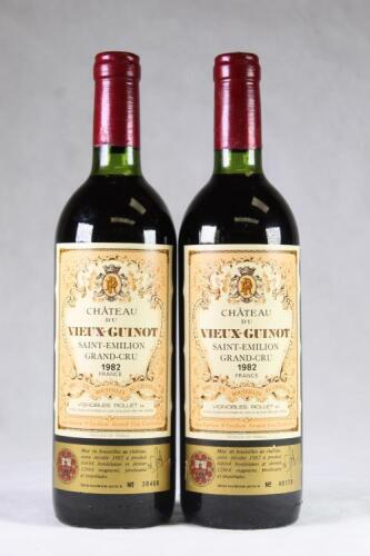 (2) 1982 Chateau de Vieux-Guinot, St Emilion