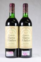 (2) 1985 Chateau Gloria, St Julien