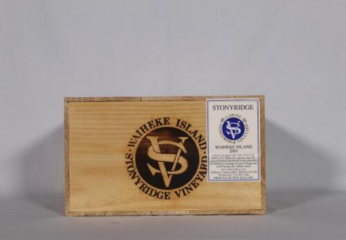 (6) 2001 Stonyridge Larose, Waiheke