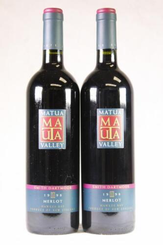 (2) 1998 Matua Valley Smith-Dartmoor Merlot, Hawkes Bay