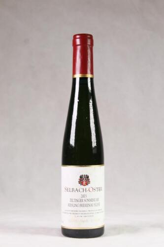 (1) 2003 Selbach Oster Zeltinger Sonnenhur Riesling Beerenauslese 375ml, Mosel Saar Ruwer