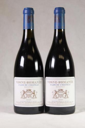 (2) 2002 Domaine du Vicomte Liger Belair Chateau de Vosne Romanee Monopole, Cotes de Nuits