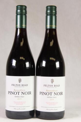 (2) 2019 Felton Road Pinot Noir, Bannockburn