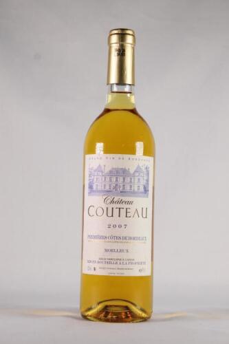 (1) 2007 Chateau Couteau, Premieres Cotes de Bordeaux