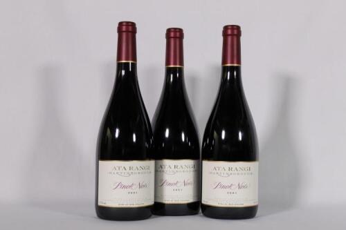 (3) 2001 Ata Rangi Pinot Noir, Martinborough
