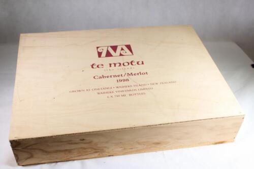(6) 1998 Te Motu Cabernet Sauvignon/Merlot, Waiheke