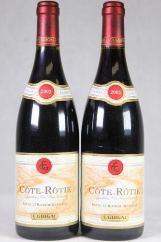 (2) 2003 Guigal Brune et Blonde Cote Rotie