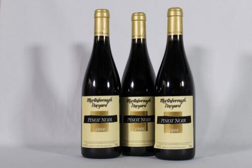 (3) 1999 Martinborough Vineyards Pinot Noir, Martinborough