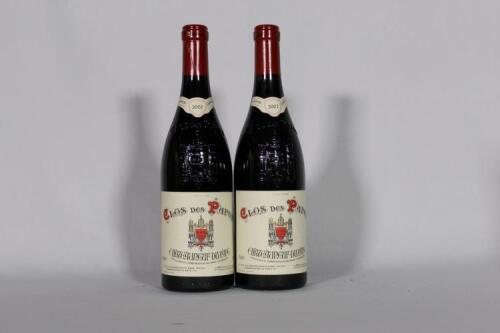 (2) 2007 Clos des Pape Chateauneuf du Pape