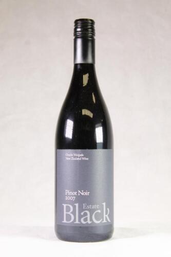 (1) 2007 Black Estate Omihi Pinot Noir, Waipara