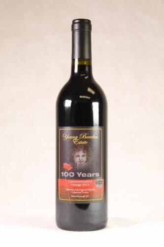 (1) 2015 Young Bacchus Estate Cabernet Sauvignon/Merlot/Cabernet Franc, Martinborough*
