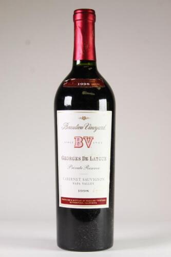(1) 1998 Beaulieu Georges de Latour Private Reserve Cabernet Sauvignon, Napa USA