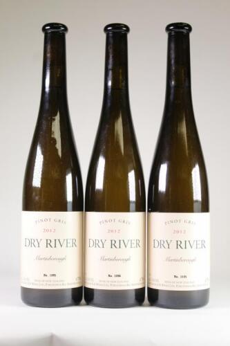 (3) 2012 Dry River Pinot Gris, Martinborough