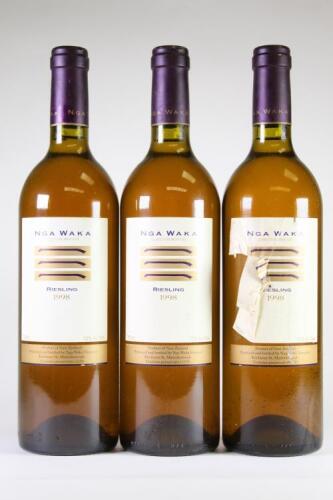 (3)&nbsp;1998 Nga Waka Riesling, Martinborough