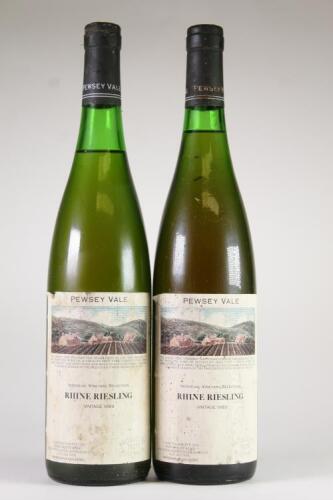 (2)&nbsp;1989 Pewsey Vale Riesling, Eden Valley SA