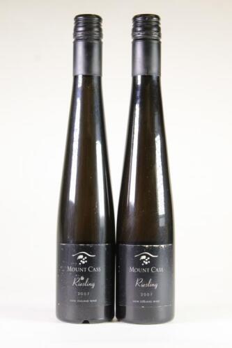 (2) 2007 Mount Cass Riesling 375ml, Waipara