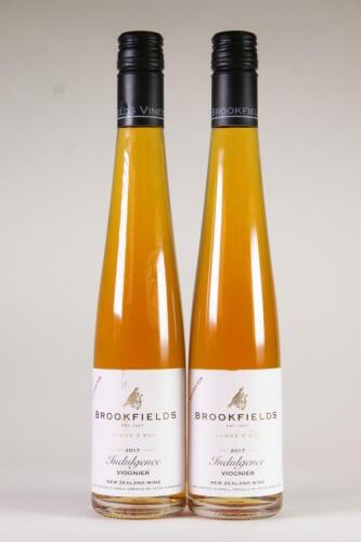(2) 2017 Brookfields Indulgence Viognier 375ml, Hawkes Bay