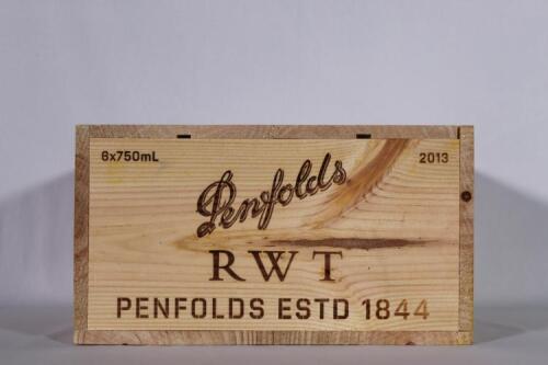 (6) 2013 Penfolds RWT Shiraz, Barossa SA