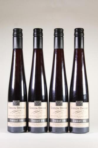 (4)&nbsp;2014 Gibson Bridge Sweet 16 Botrytis Pinot Gris 375ml, Marlborough