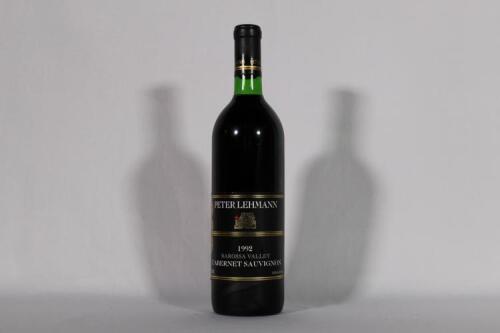 (1) 1992 Peter Lehmann Cabernet Sauvignon, Barossa SA