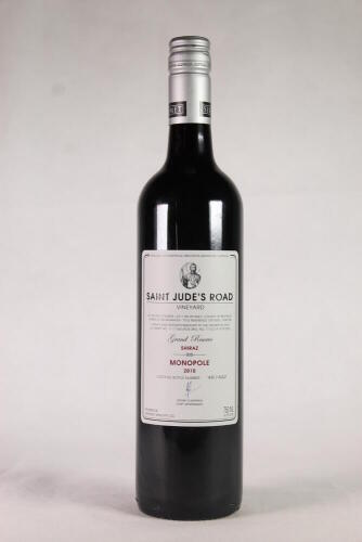 (1) 2010 Sirromet Saint Judes Road Shiraz Grand Reserve Monopole, Granite Belt QLD