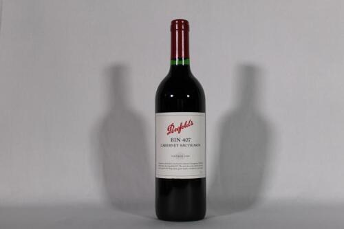 (1) 1999 Penfolds Bin 407 Cabernet Sauvignon, South Australia
