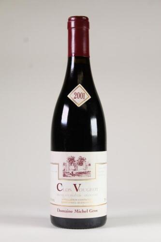 (1) 2001 Domaine Michel Gros Clos Vougeot Grand Maupertuis Grand Cru, Cote de Nuits