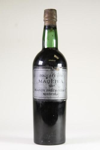 (1) Blandy Brothers & Co Delicate Old Madeira 750ml c1960's