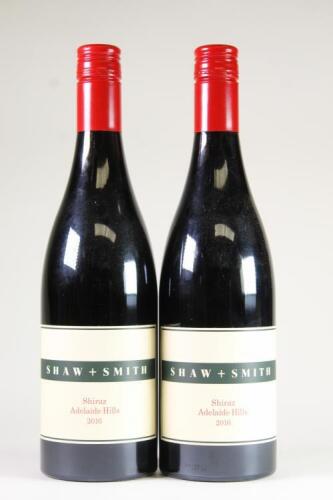 (2) 2016 Shaw and Smith Shiraz, Adelaide Hills SA*