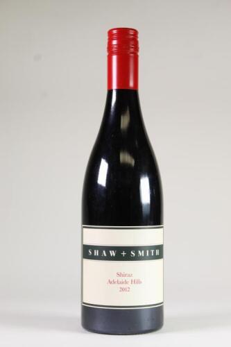 (1) 2012 Shaw and Smith Shiraz, Adelaide Hills SA*