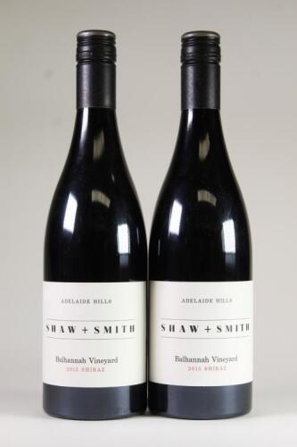 (2) 2015 Shaw and Smith Balhannah Shiraz, Adelaide Hills SA*&nbsp;