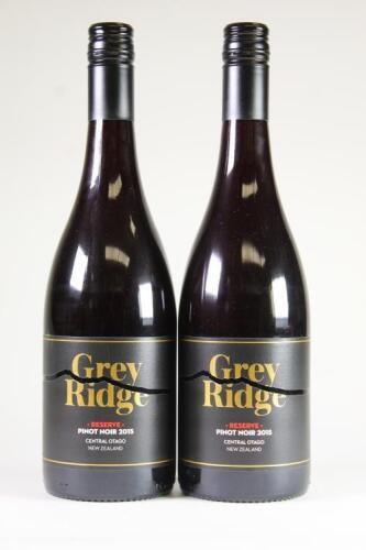 (2) 2015 Grey Ridge Reserve Pinot Noir, Central Otago*
