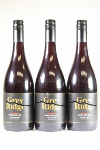 (3) 2015 Grey Ridge Reserve Pinot Noir, Central Otago*