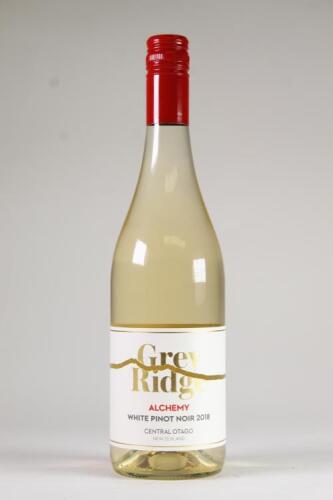 (1) 2018 Grey Ridge Alchemy White Pinot Noir, Central Otago*