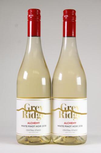 (2) 2018 Grey Ridge Alchemy White Pinot Noir, Central Otago*
