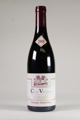 (1) 2008 Domaine Michel Gros Clos Vougeot Maupertuis Grand Cru, Cote de Nuits