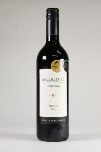 (1) 2013 Ash Ridge Merlot, Hawkes Bay