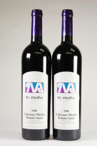 (2) 1998 Te Motu Cabernet Sauvignon/Merlot, Waiheke