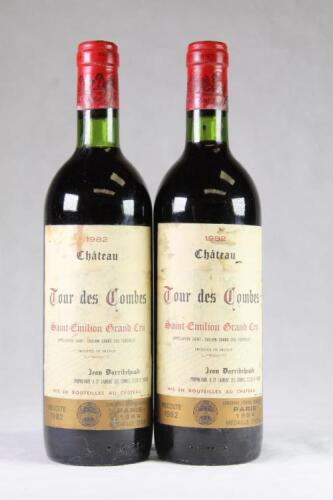 (2) 1982 Chateau Tour de Combes, St Emilion*