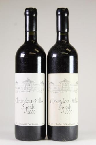 (2)&nbsp;2000 Clevedon Hills Syrah, Clevedon