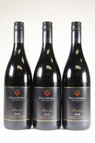 (3)&nbsp;2014 Villa Maria Reserve Syrah, Hawkes Bay