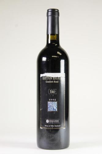 (1) 2005 Hatton Estate Tahi Cabernet Sauvignon/Franc, Hawkes Bay