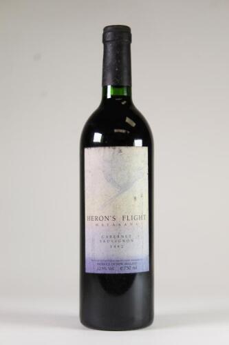 (1) 1992 Heron's Flight Cabernet Sauvignon, Matakana