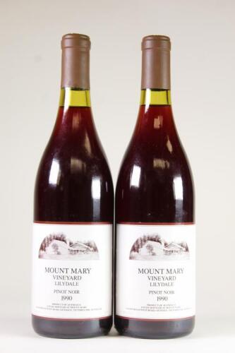 (2) 1990 Mount Mary Pinot Noir, Lilydale VIC
