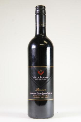 (1) 2013 Villa Maria Reserve Cabernet Sauvignon/Merlot, Gimblett Gravels