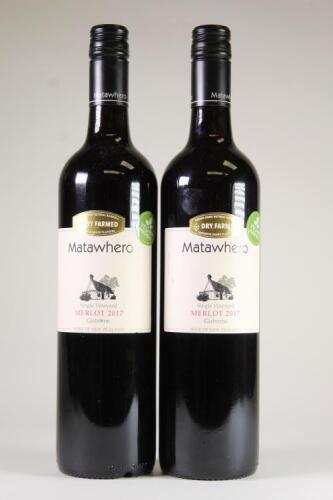 (2) 2017 Matawhero Single Vineyard Merlot, Gisborne
