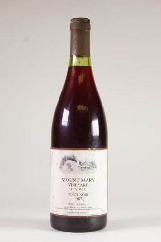(1) 1987 Mount Mary Lilydale Pinot Noir, Yarra VIC