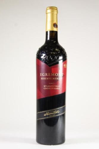 (1) 1997 Hamilton Egremont Merlot, McLaren Vale/Coonawarra SA