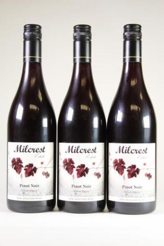 (3) 2012 Milcrest Estate Pinot Noir, Nelson